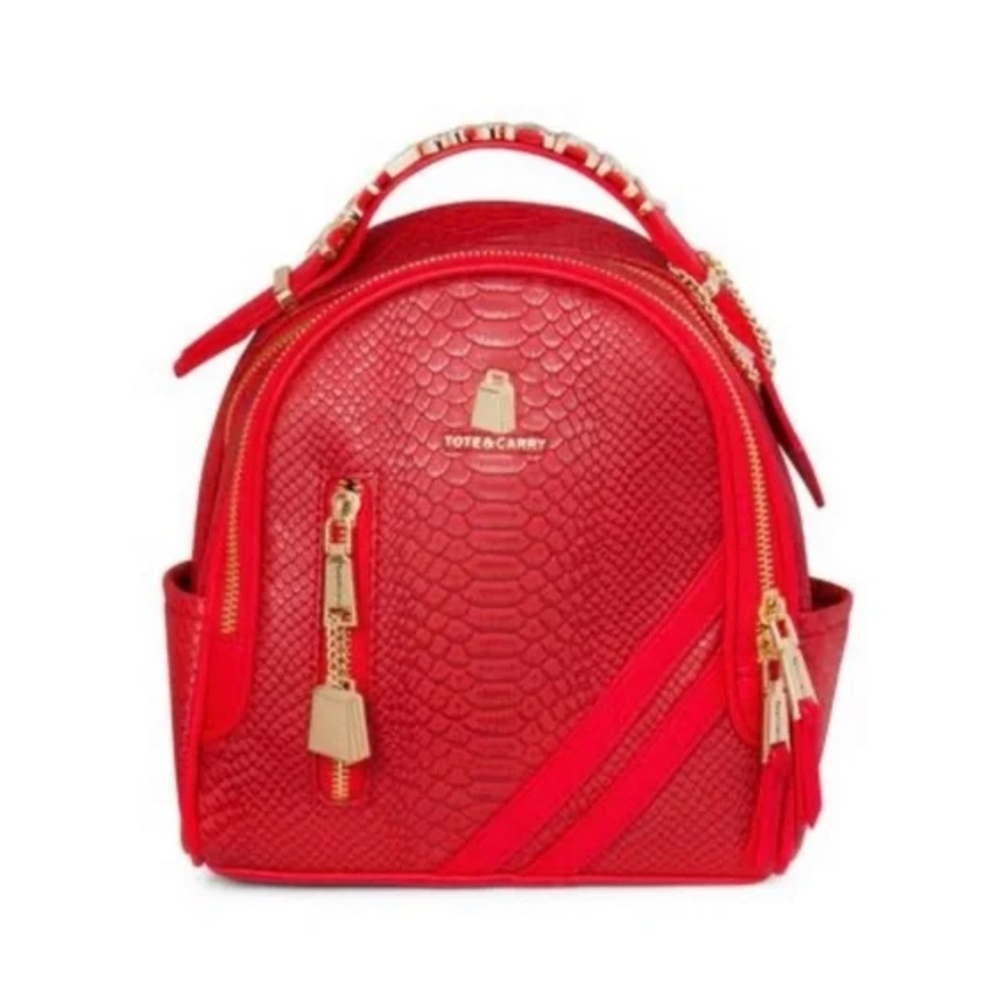 *RARE* Tote&Carry BFF Backpack Red Apollo 2